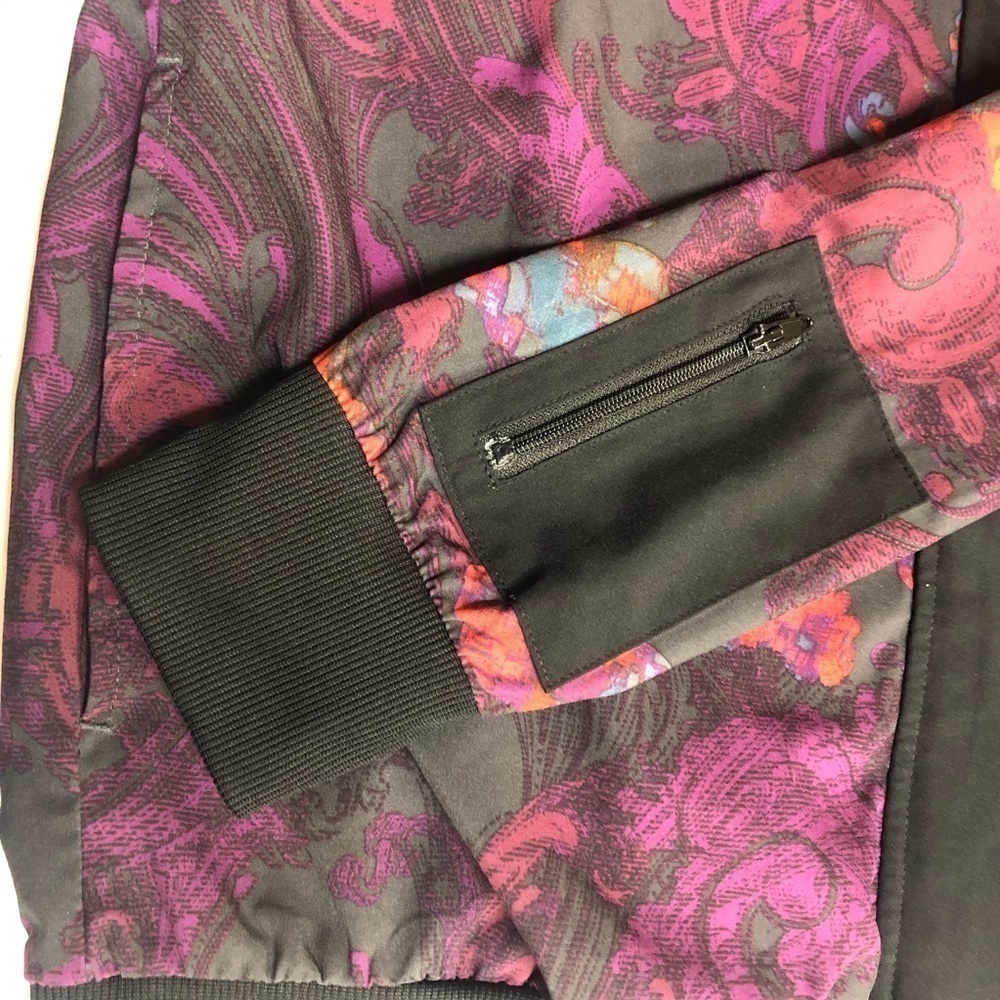 Fabletics Ithaca Floral Athletic Activewear Jacket View 4